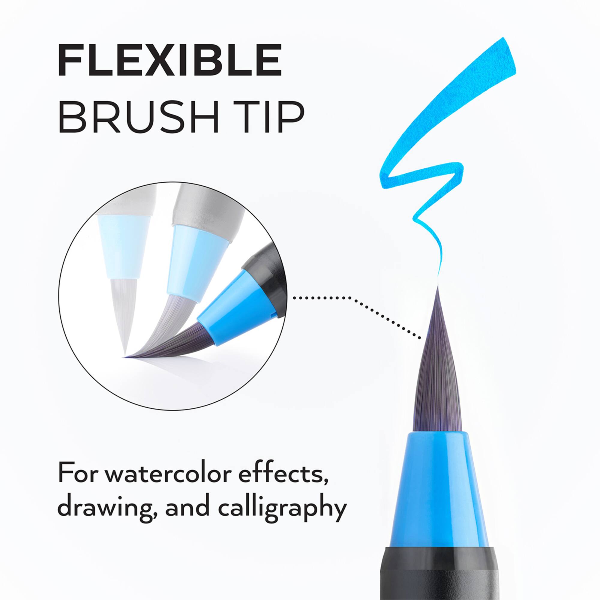 Arteza® 96 Real Brush Pens® Set with Carrying Case
